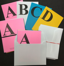 Set of 30 ABCD Cards and 30 Envelopes.