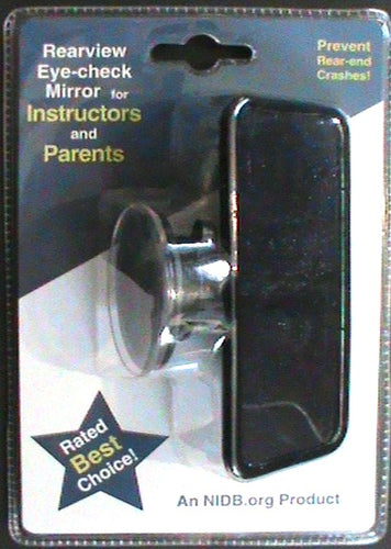 Mirror-Instructor's Rear View Mirror or Student Eye Check
