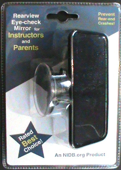 Mirror-Instructor's Rear View Mirror or Student Eye Check