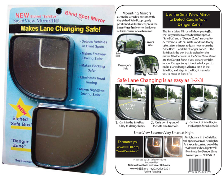 Smart View Mirror II Professor Mottola's Driving MIND Foundation, Inc