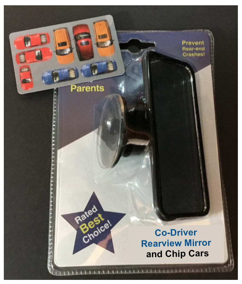 Co-Driver Rearview Mirror and Chip Car Sets